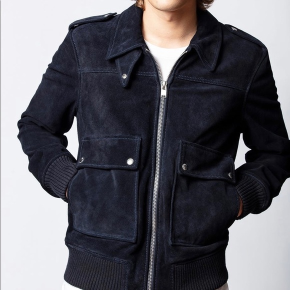 Leonard suede show bomber jacket - Picture 1 of 9